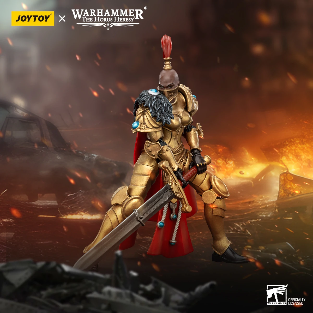 JOYTOY Warhammer "The Horus Heresy" hermanas del silencio halcones blancos vigilator Cadre Vigilator 2 figura de acción coleccionar muñecos de juguete