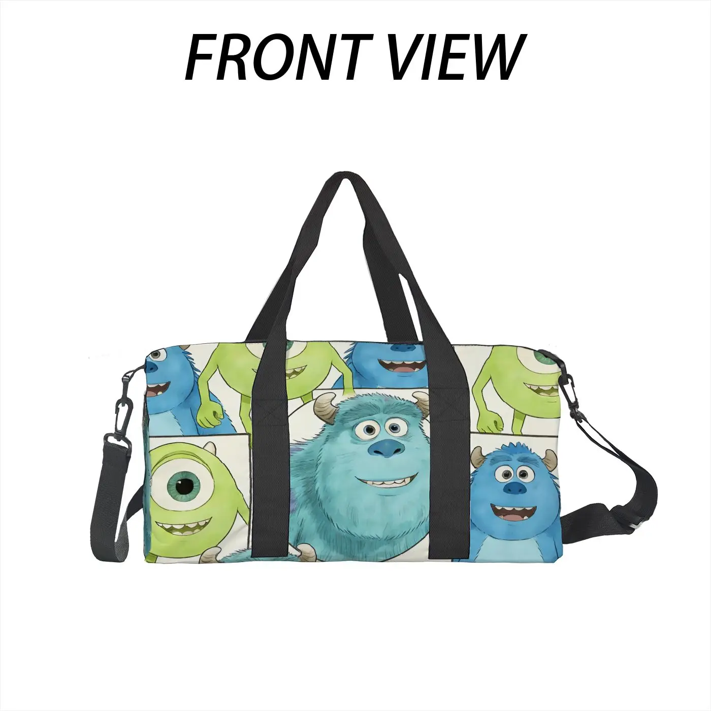 

Monsters, Inc.,Tote Bag, Gym Bag, Shoulder Bag, High-Quality, Large Capacity, Fashionable Gift, Casual Travel