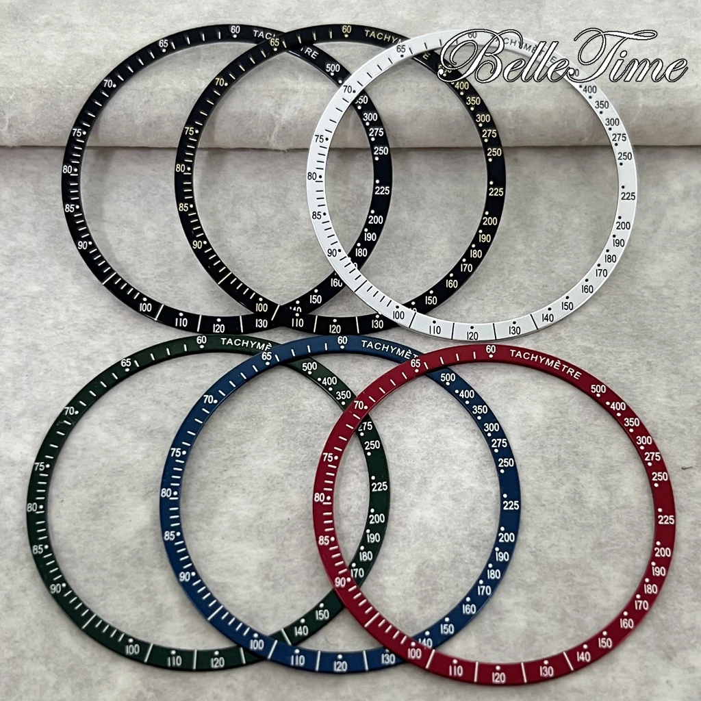 Aluminum Bezel Insert 38.5mm*34mm Chronograph High quality Fit SPEEDMASTER Watch Case Watch Accessories ﻿ ﻿