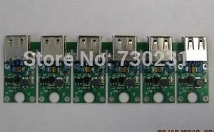 One Lot 1 PCS 3V To 5V DC To DC Step Up PCB With USB