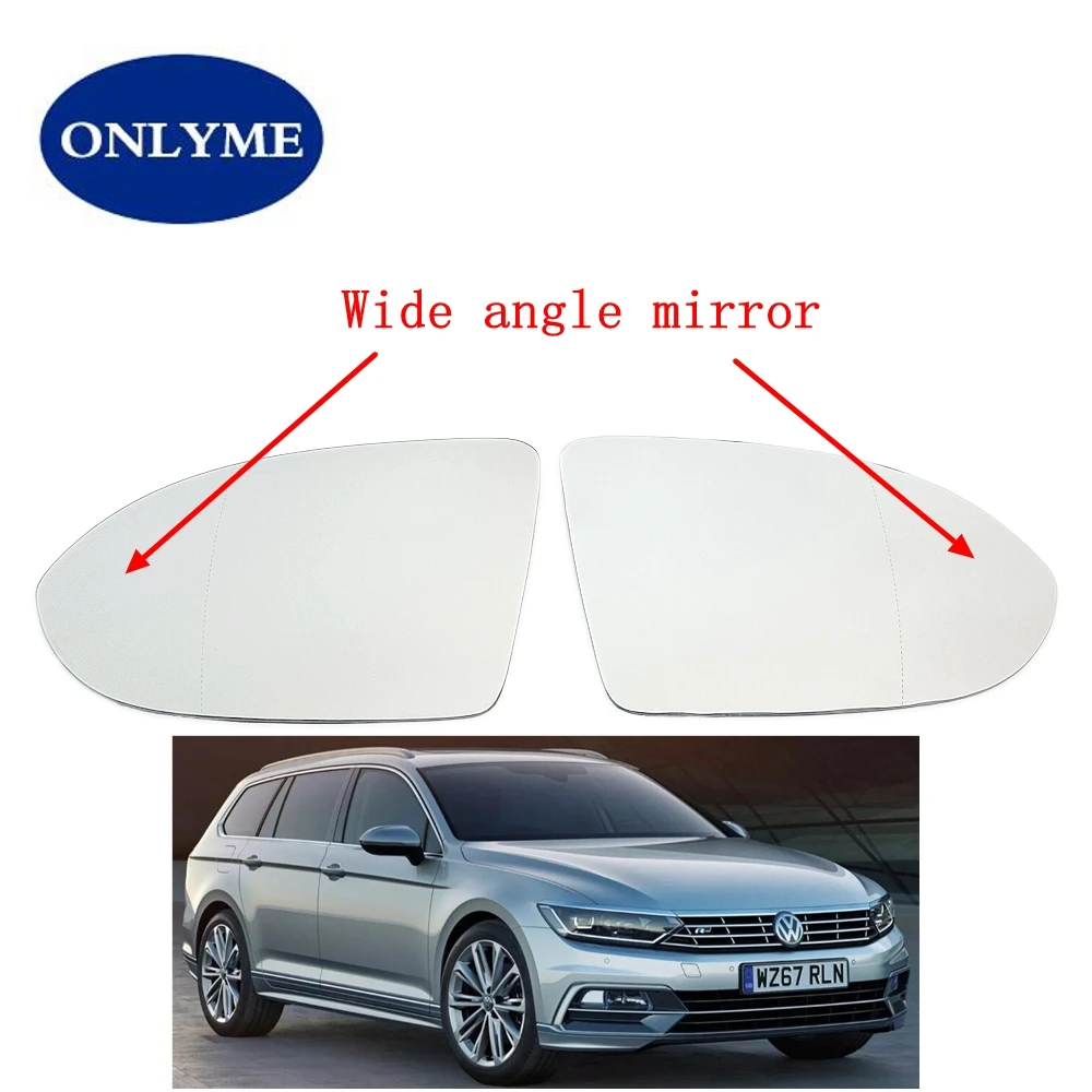 

Car Wide Angle Heated mirror glass For Vw Arteon (2017-2020) /Passat B8 Alltrack 2015 2016 2017 2018 2019 2020