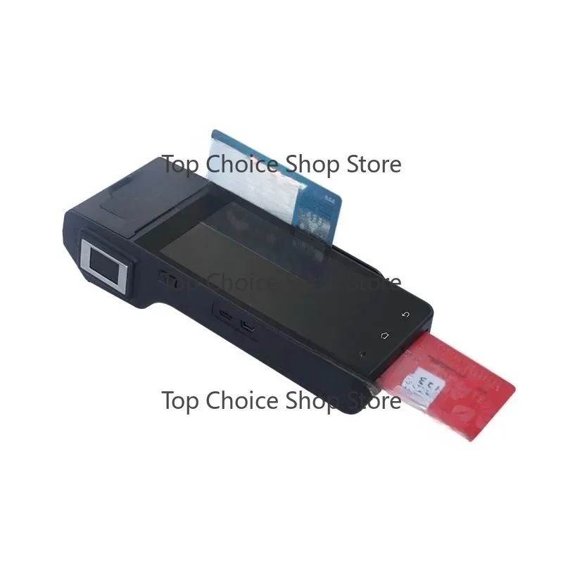 Certified Andro1id Mobile Sma1rt Payment POS 4g Handheld Bank Car1d Payment POS Terminals With FAP20 Fingerprint Scanner