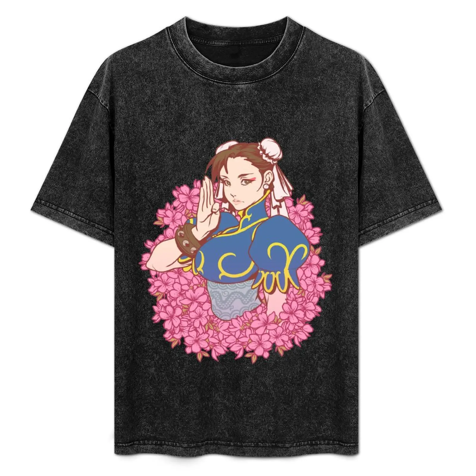 

Chun-Li T-Shirt No Iron Casual Short Sleeve Top