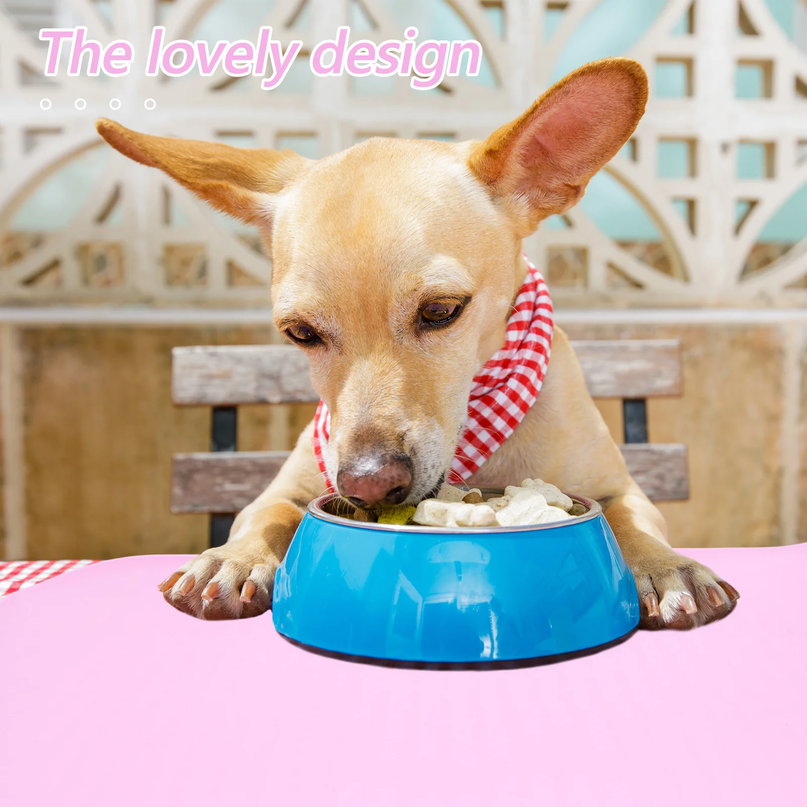 

Waterproof Pet Placemat Silicone Cat Food Mat Raised Edge Pink 517C Small Size Dog Bowl Mat Feeding Accessory Reusable
