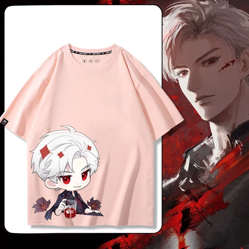 T-shirt Casual in Cotone con Stampa Ly Love Deep Space per Uomo e Donna - Design Accattivante e di Alta Qualità