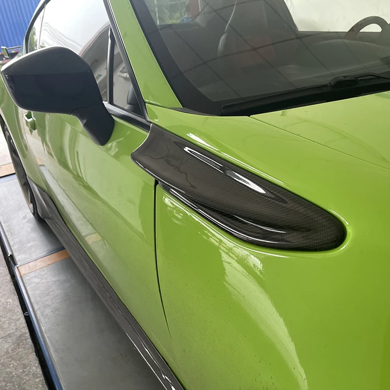 

Для Toyota GT86 Subaru BRZ 2013-2016 боковые крылья из углеродного волокна, вентиляционный спойлер, декоративная крышка крыла, внешние аксессуары автомобиля