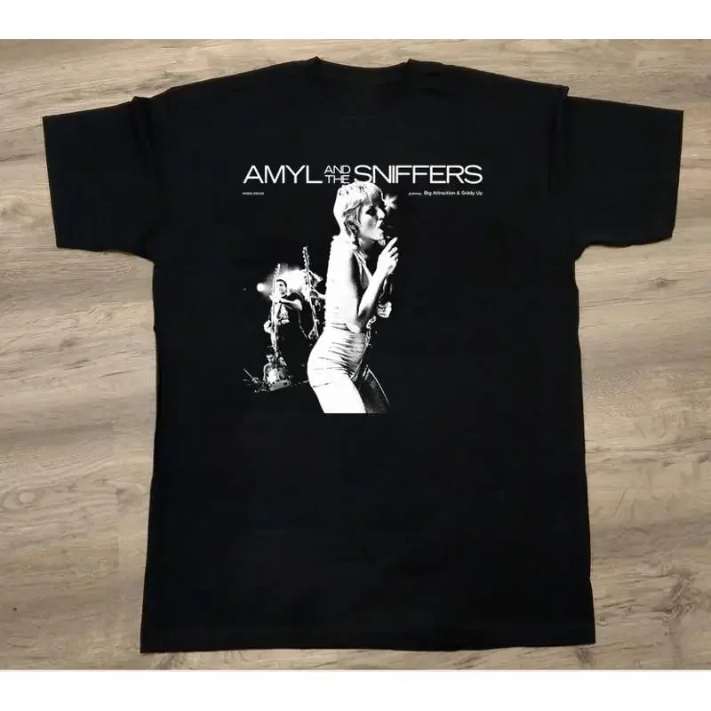HOT Amyl and the Sniffers Black Cotton S 5XL T Shirt HD376