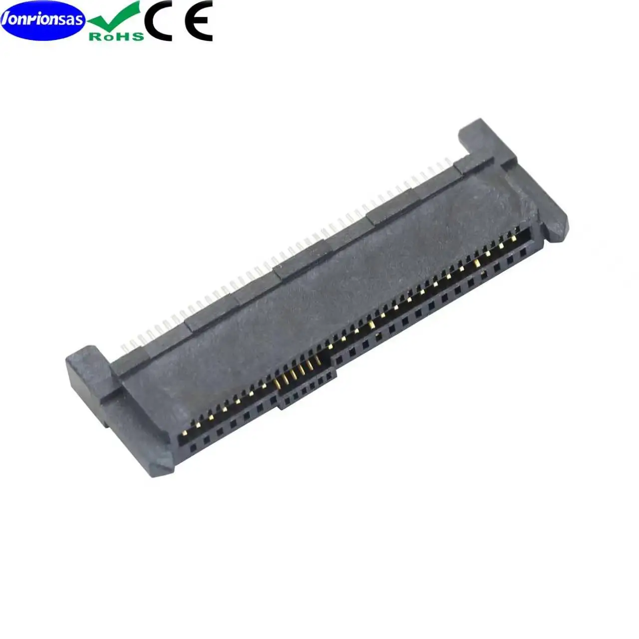 MINI SAS SFF-8639 NVME U.2 Female168P Clamp-type PCIE/SSD           Hard disk high-speed connector