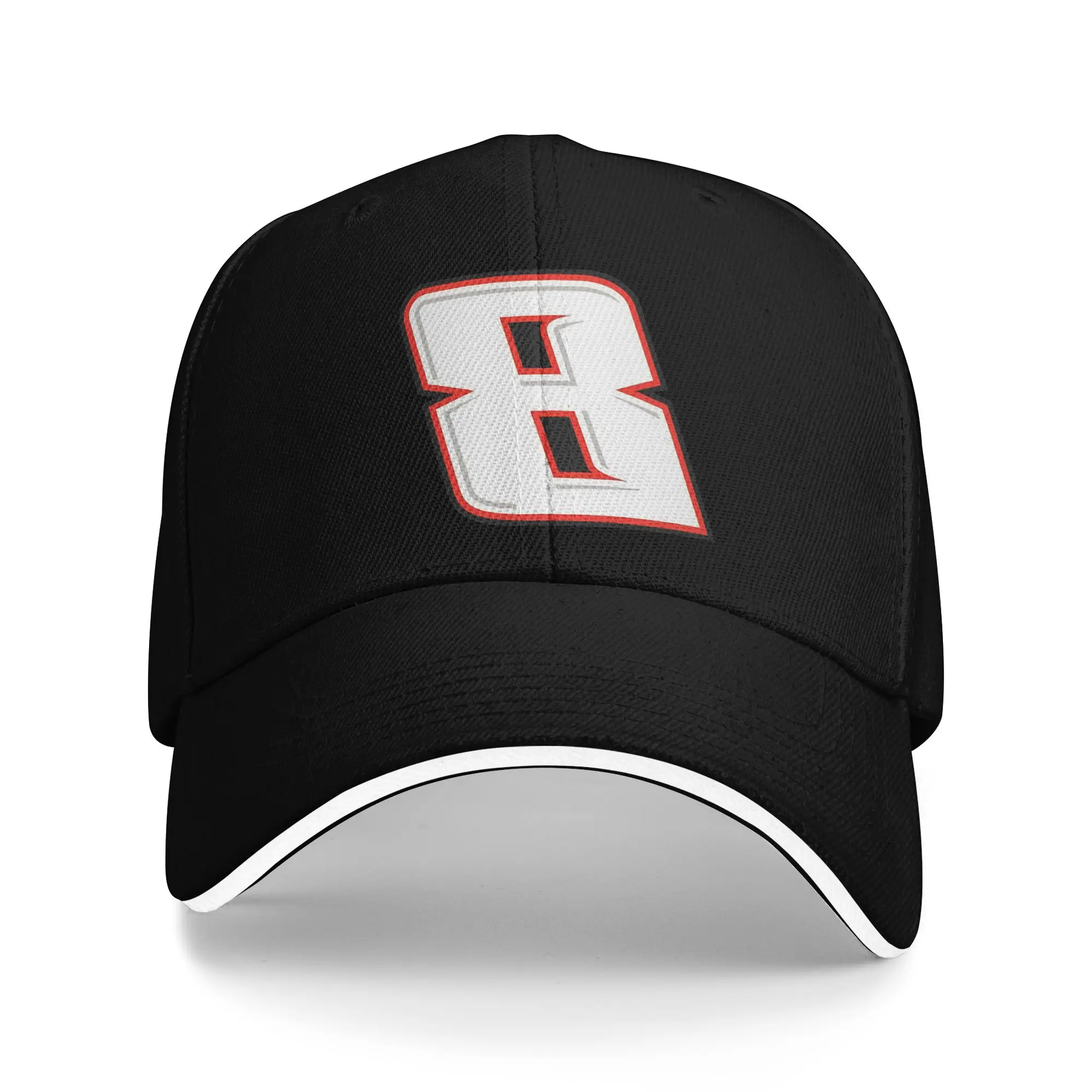 Number 8 Kyle Busch Rip 1985-2026 Baseball Caps Casual  Sandwich Hats for Men Women Polyester Sun Hat Outdoor