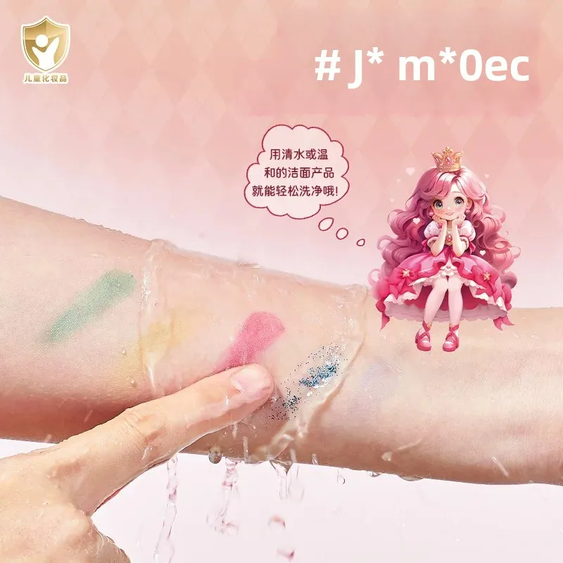 Children's make-believe play toys, girls' nail polish, lipstick, cosmetics, beauty box, storable handbag set