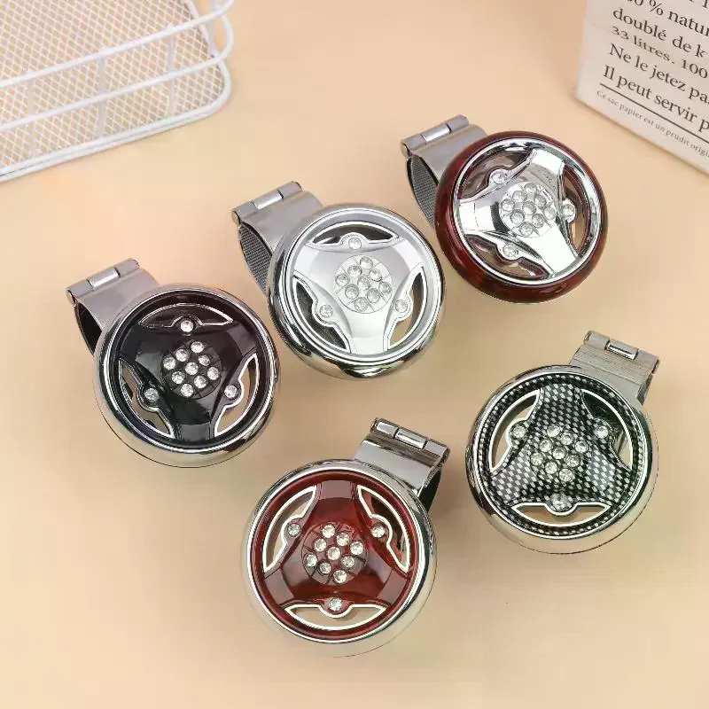 Steering Wheel Spinner Knob - Electroplated Truck Assist Grip for Safer Turning & Reduced Driver Fatigue, Universal Fit