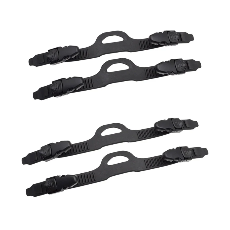 Sangles d'ailerons plongée avec boucles à dégagement rapide, ceintures d'ailerons flexibles, Texture en caoutchouc, Surfaces