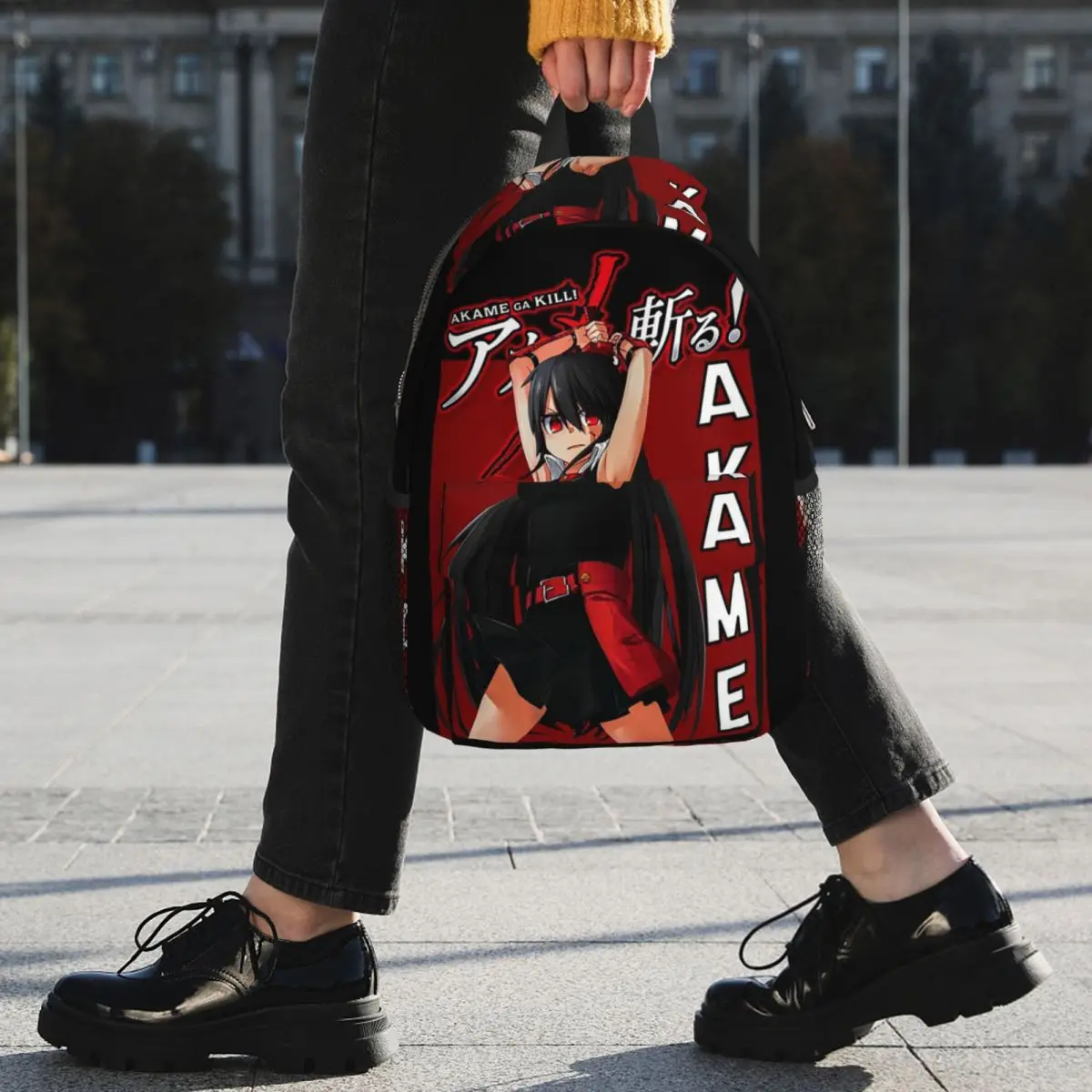 Akame Ga Kill Anime Backpack Student BookBag Children School Bag Laptop Shoulder Bags for Men Women