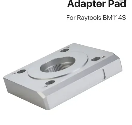 Bm114sファイバーレーザーカットヘッド用ノズルコネクタ、アダプターパッドは、プロのcm2、マシンパーツに接続します