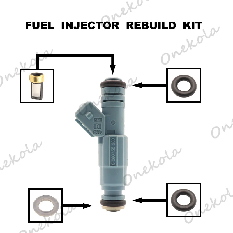 

Fuel Injector repair kit Orings Filters for Vauxhall Astra Zafira VXR 0280156280 Z20LEH