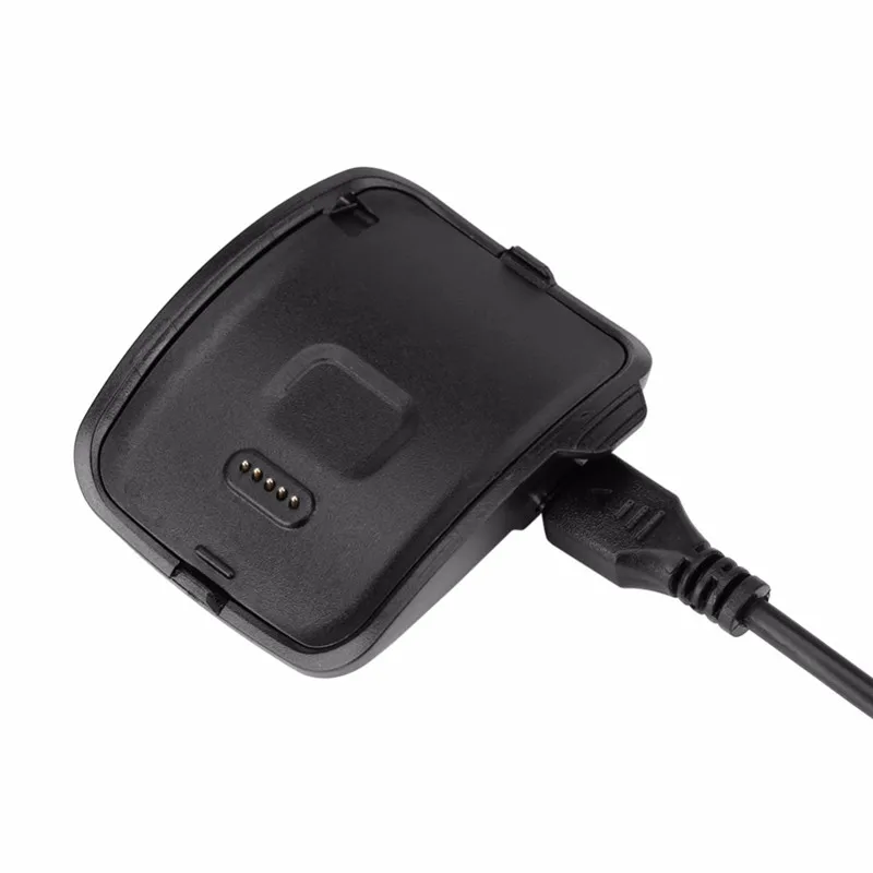 Charger Dock For Samsung Galaxy Gear S R750 Smart Watch USB Cable Black Cradle