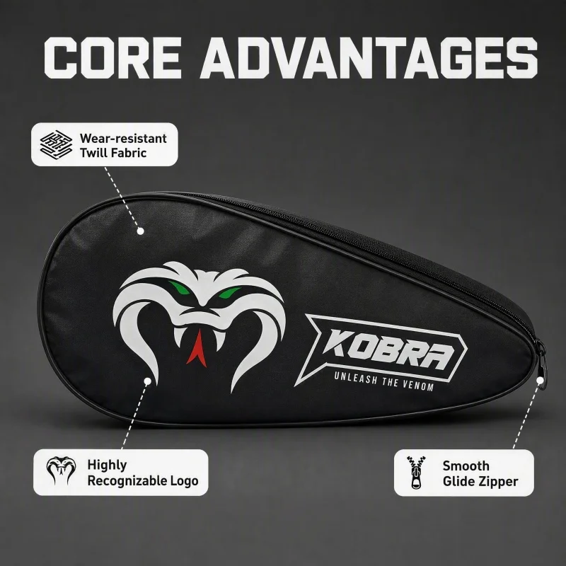KOBRA Padel-Schlägerhülle aus Oxford-Gewebe, Einzel-Padel-Tasche, Wasserdicht, Tragbares Padel-Zubehör für Training und Outdoor-Sport – Detail 5