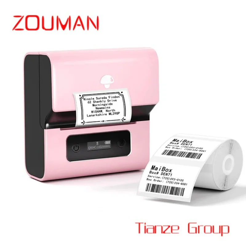 Label Maker Tape Zwart Op Wit Sticker Thermisch Papier Zelfklevend Etiket Tape Voor Phomemo M110