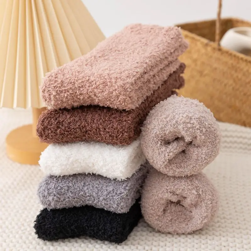 الشتاء الدافئة الجوارب النسائية سميكة الرجال الجوارب النسائية سوبر سميكة الصلبة الجوارب الشتاء الجوارب ضد الثلوج الباردة تيري الجوارب