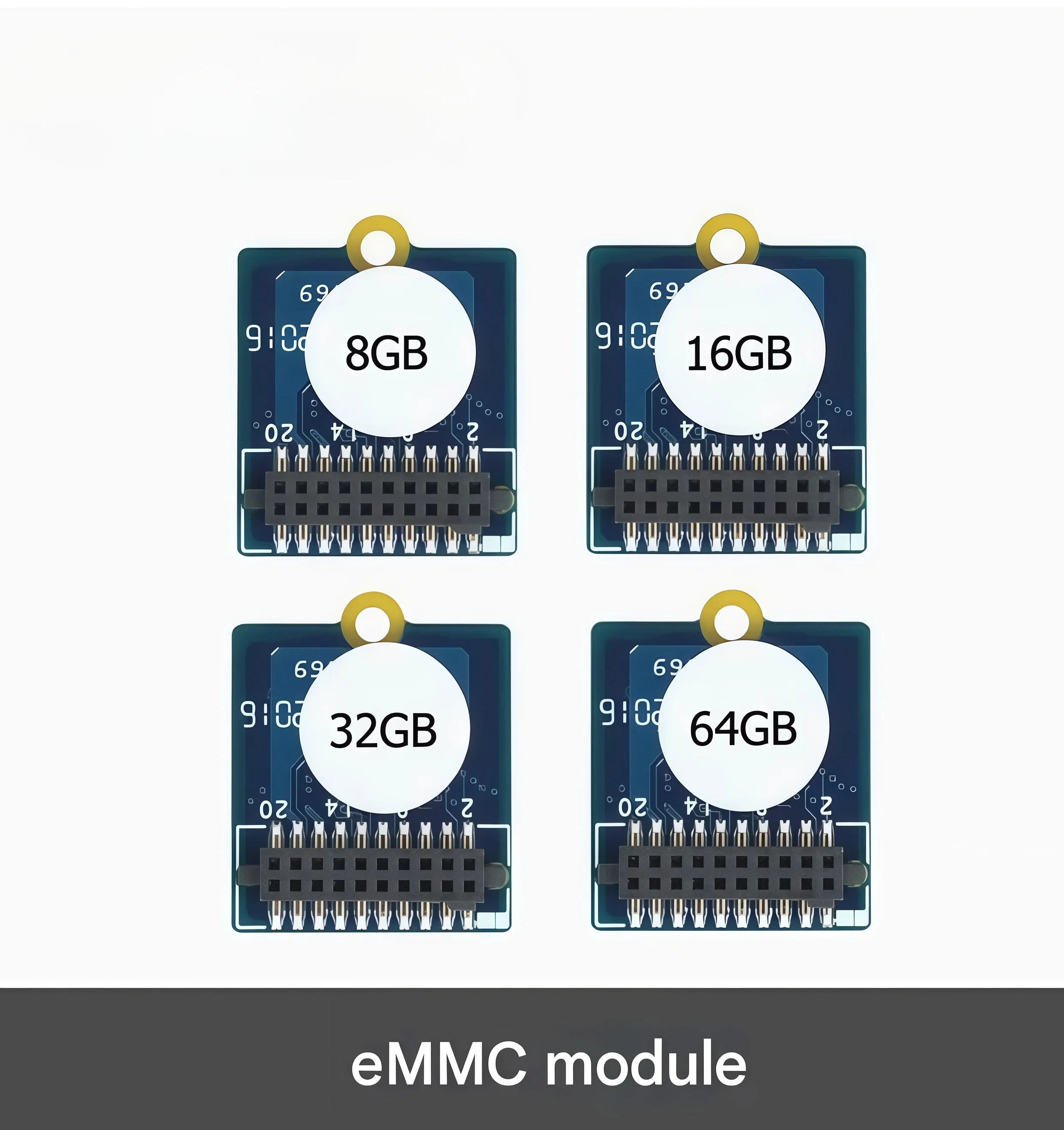 eMMC module 8GB/16GB/32GB/64GB flash memory Micro SD to eMMC Module Adapter SD adapter board compatible with Nanopi M4 NEO4 M4V2
