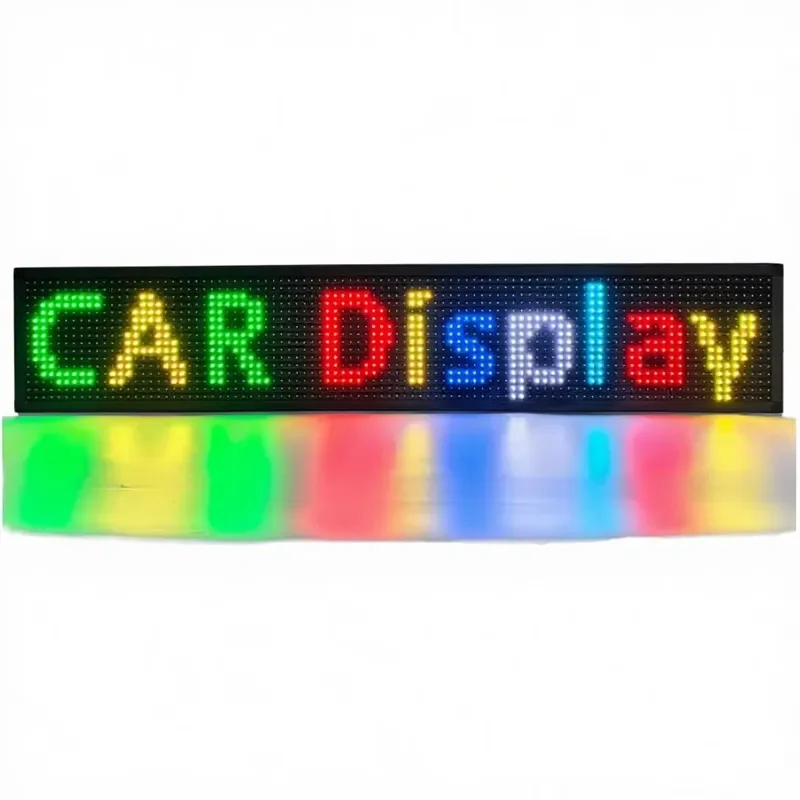 Indoor Outdoor Full Color Digital Poster Moving Message Display Sign IP65 RS232 RS485 USB WiFi TCP API Port Software