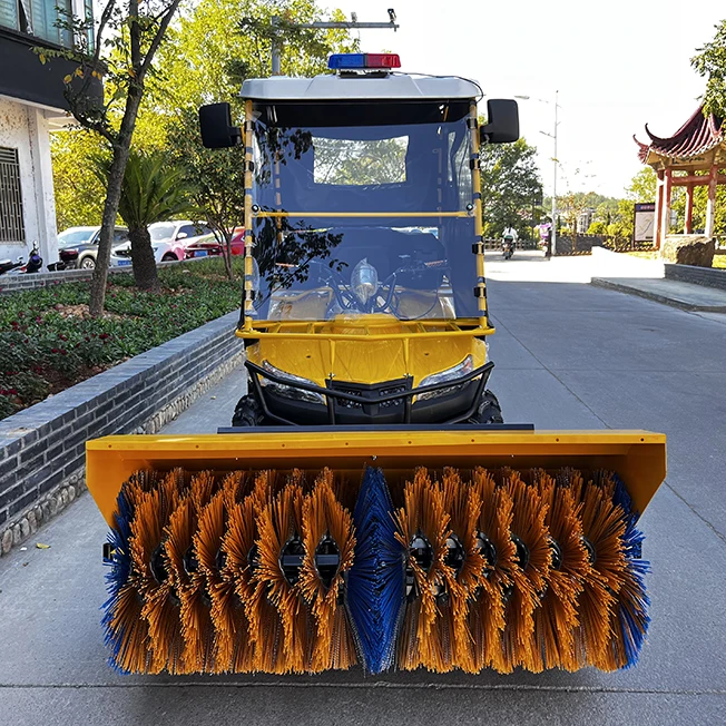 مصنع توريد مكنسة ركوب متعددة الوظائف بالجملة مجرفة القيادة الشتاء منفاخ الثلج تسليم سريع ركوب على Snowplow #4