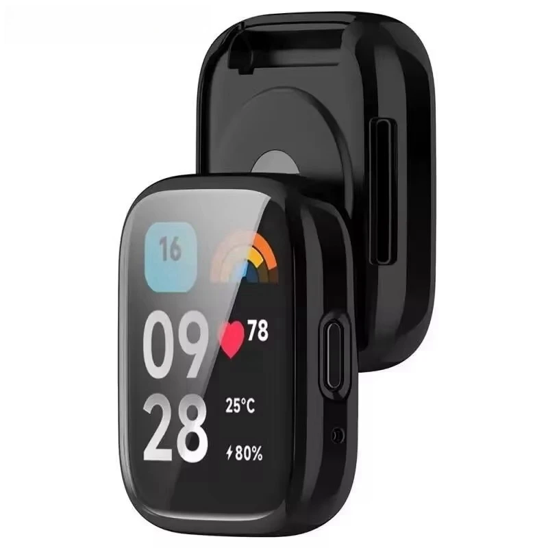 3PCS Soft TPU Case For Redmi Watch 4  3 Active Smart Watchband Screen Protector Silicone Cover for Xiaomi Redmi Watch4 3Avtive image 4