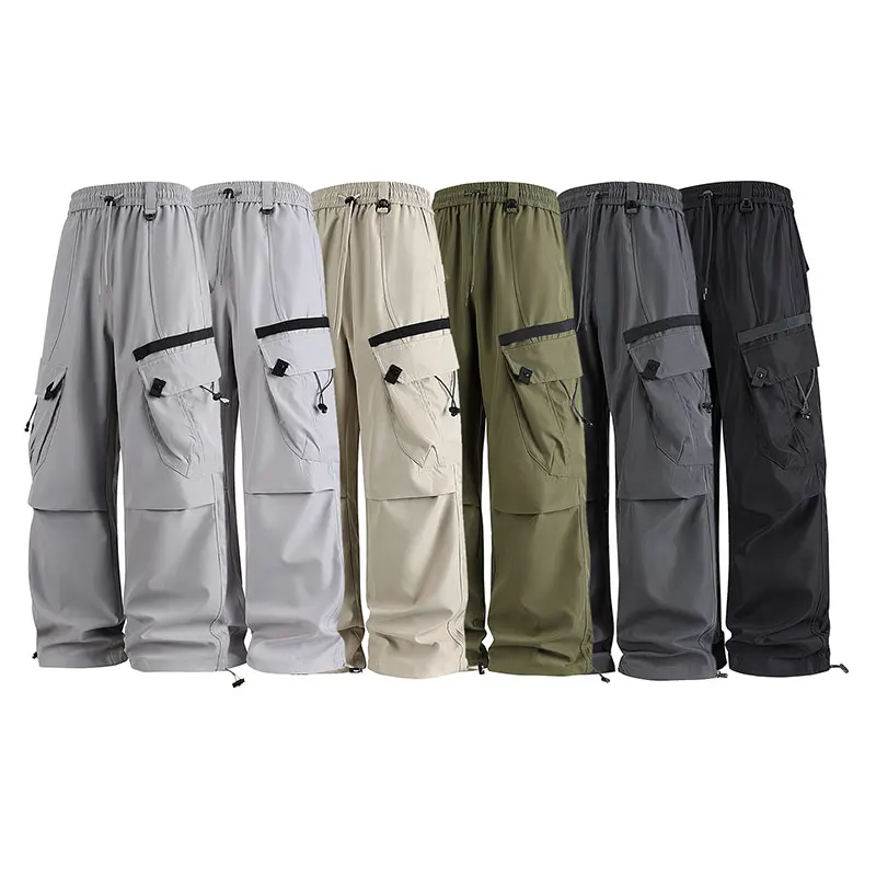 AliExpress Ippolich Men Cycling Long Pants Casual Pant Fashion Loose Comfortable  Multiple Pockets Pant Outdoor Fitness Running Casual Sport Trouser