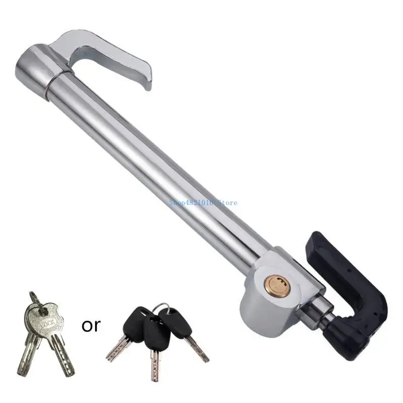 

T3LF Car Clutch Pedal Anti-theft Lock Retractable Steering Wheel Brake Lock for Truck Auto Safety Equipment