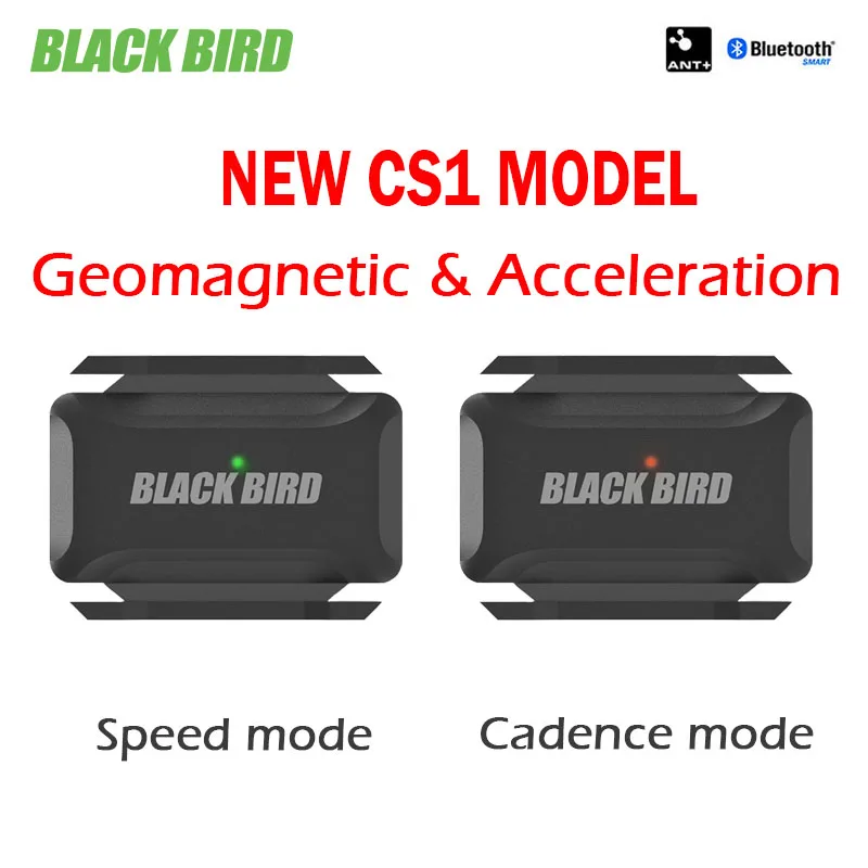 BLACKBIRD CS1 Speed Cadence Sensor Bluetooth ANT Computer Speedmeter Dual Sensor Compatible with Garmin Strava Bike Accessories