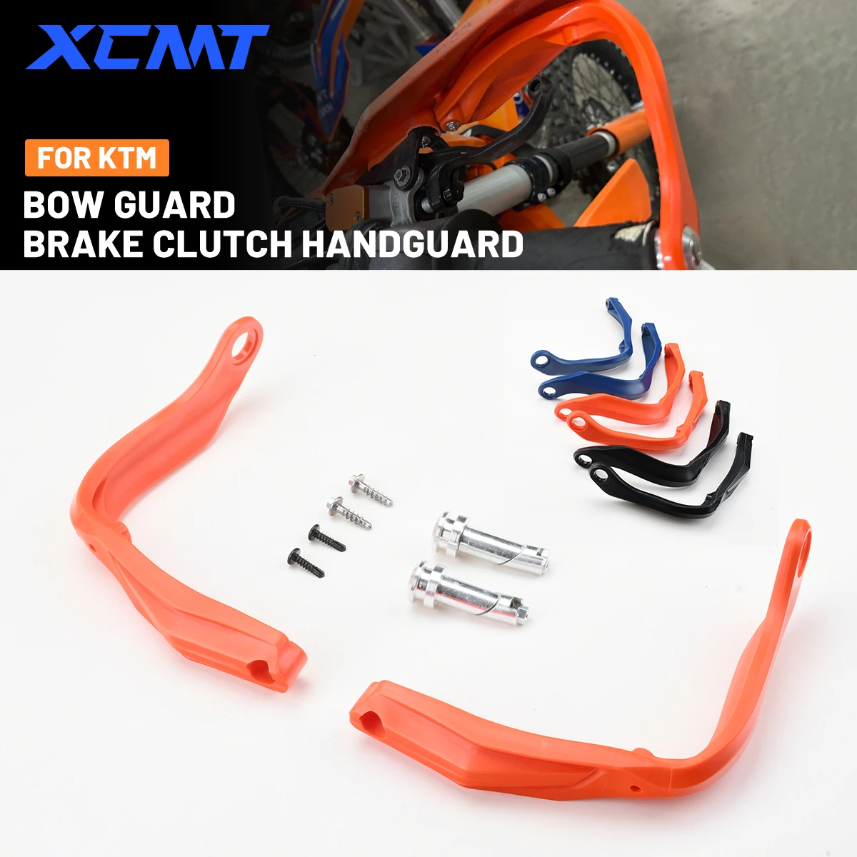 

For KTM Bow Guard Handguard Protector - Fit 125-500 SX SXF XC XCF XCW EXC EXCF 2017-2025 Dirt Bike Brake Clutch Guard