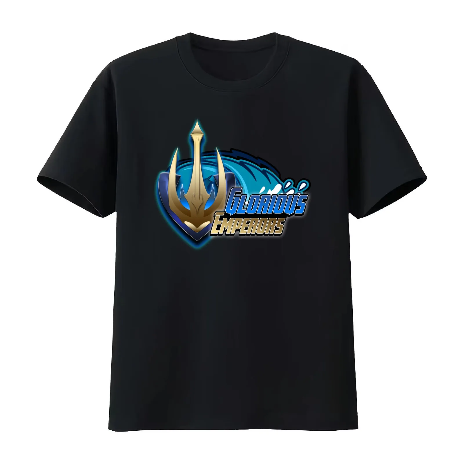 Glorious Emperors T-Shirt Summer Casual Cotton Tee Oversized Streetwear Tops Vintage Graphic Print Loose Fit Short Sleeve