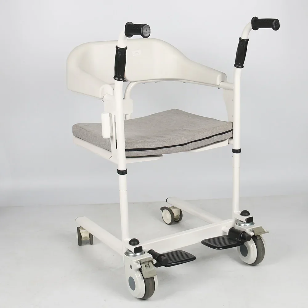 Rehabilitation Therapy Hospital Transfer Chair for Patient Medical Equipment Moveing Chair with Wheels