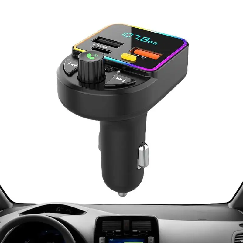 Auto Car Charger Widely Compatible Multi Purpose And Convenient Handsfree Call Wireless BT FM Transmitter Radio Receiver