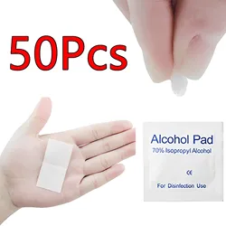 50Pcs Disposable Alcohol Cotton Pads Car Detailing Clean Tools Car Wash Towel Alcohol Disinfection Wipes Screen Glasses Cleaning