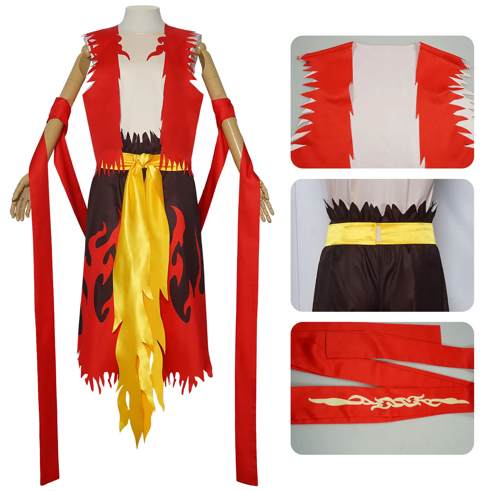 Nezha Big Fit Stesso Film Nezha Demon Costumi Cosplay Ne Zha Devil Boy Abiti Parrucca Abbigliamento Halloween per Donne Uomini Ragazzo Ragazza Festa