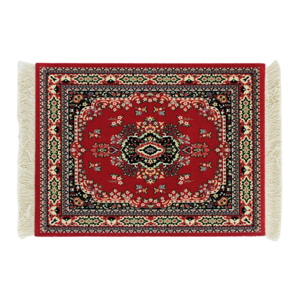 180*230*3mm Persian Carpet Style Mouse Pad Bohemian Style Comfortable Surface Oriental Mouse Mat Non-Slip Durable Material