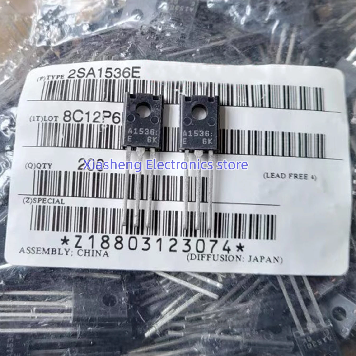 

New Original 5Pairs 2SA1536 A1536 +2SC3951 C3951 TO-126 Transistor In Stock Good Quality