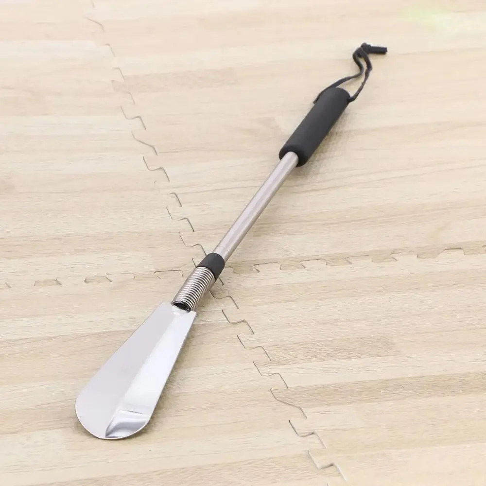Shoe Horn Extendable Shoe Horn Stainless Steel Ergonomic Retractable Shoehorn Adjustable Adjustable Length Telescopic Shoehorn