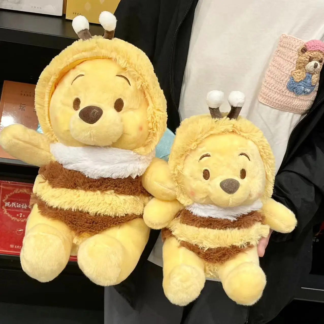 

25-50cm Cute Winnie the Pooh Cosplay Bee Plush Toy Very Soft Stuffed Anime Doll Kawaii Cuddly Bear Plushies Birthday Gifts