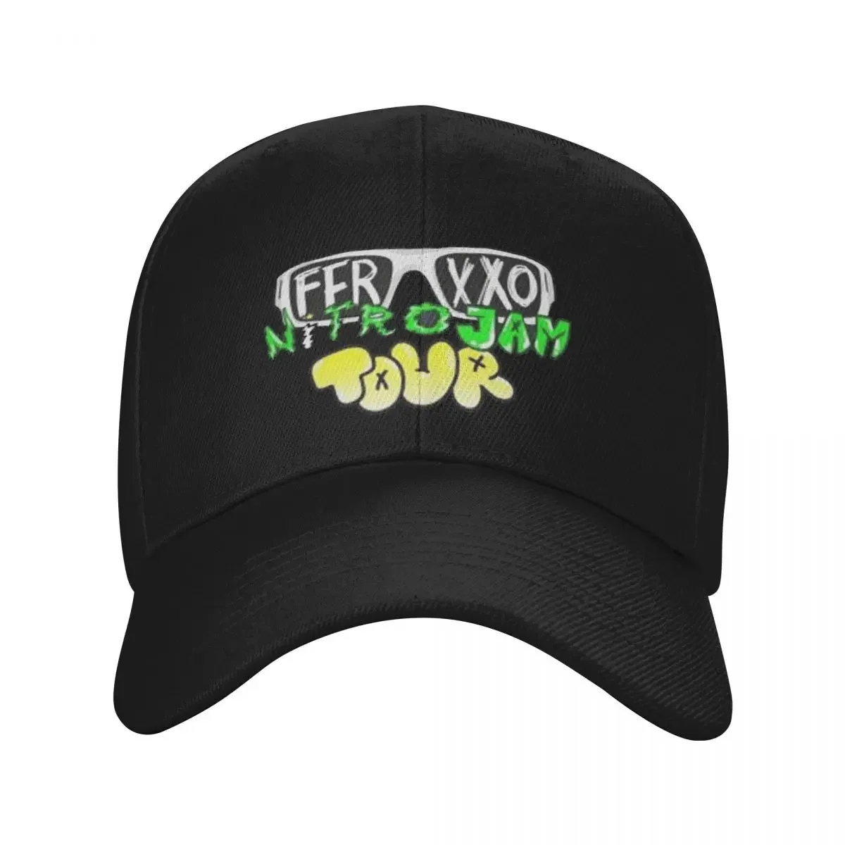 

T-shirt logo Ferxxo Nitro Jam Tour de Feid official feid merch Baseball Cap Big Size Hat Hat Man Luxury For Women Men's