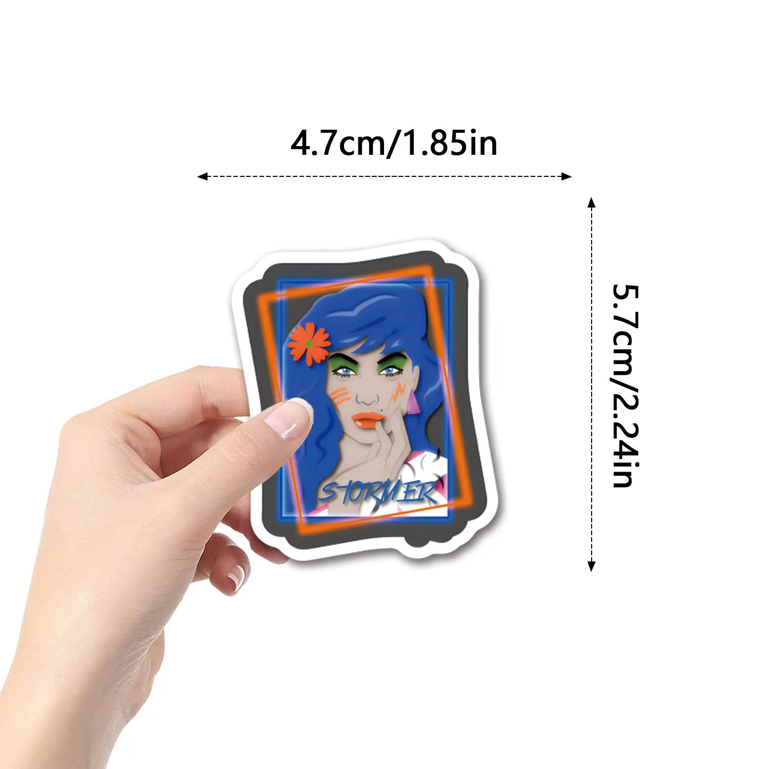 

10/55PCS Jem And The Holograms Stickers Cartoon Movie Sticker Fantasy Film Graffiti Toy Luggage Laptop Guitar Car Bike Decals