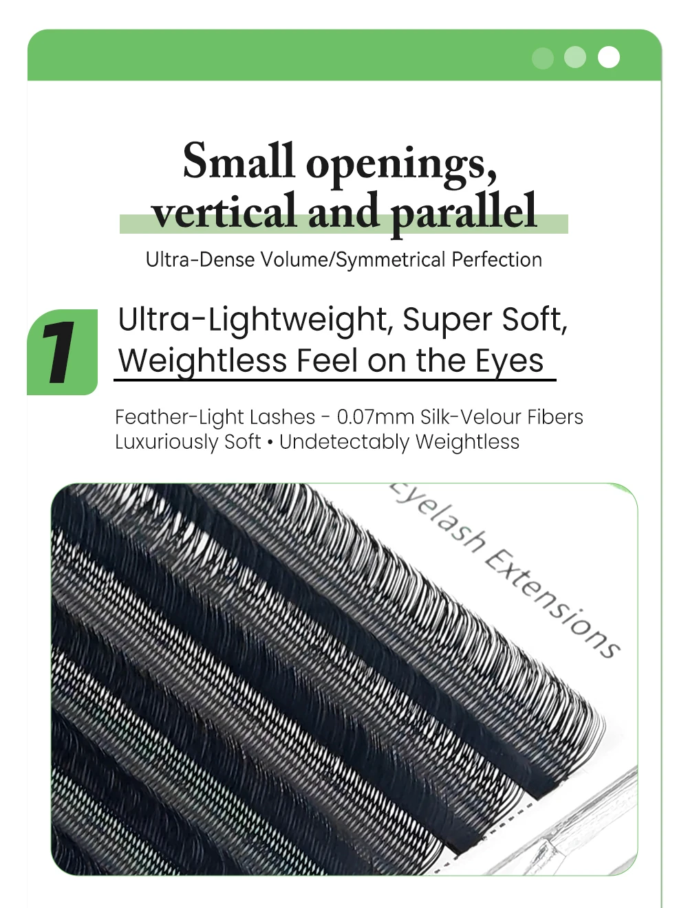 Yelix U-YY Wimpernverlängerungen 0,07 mm Fluffy Volume Trays Großhandel Salonbedarf Einzelne Wimpernbüschel Werkzeuge Professionelle Salon-Ausstattung – Detail 4