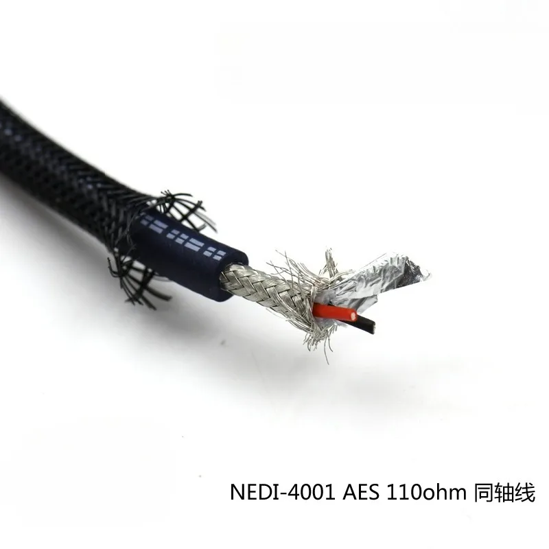 NEDI-4001 AES/EBU Silver Plated Balance XLR Digital Coaxial Line 110 Oum Disperse Line