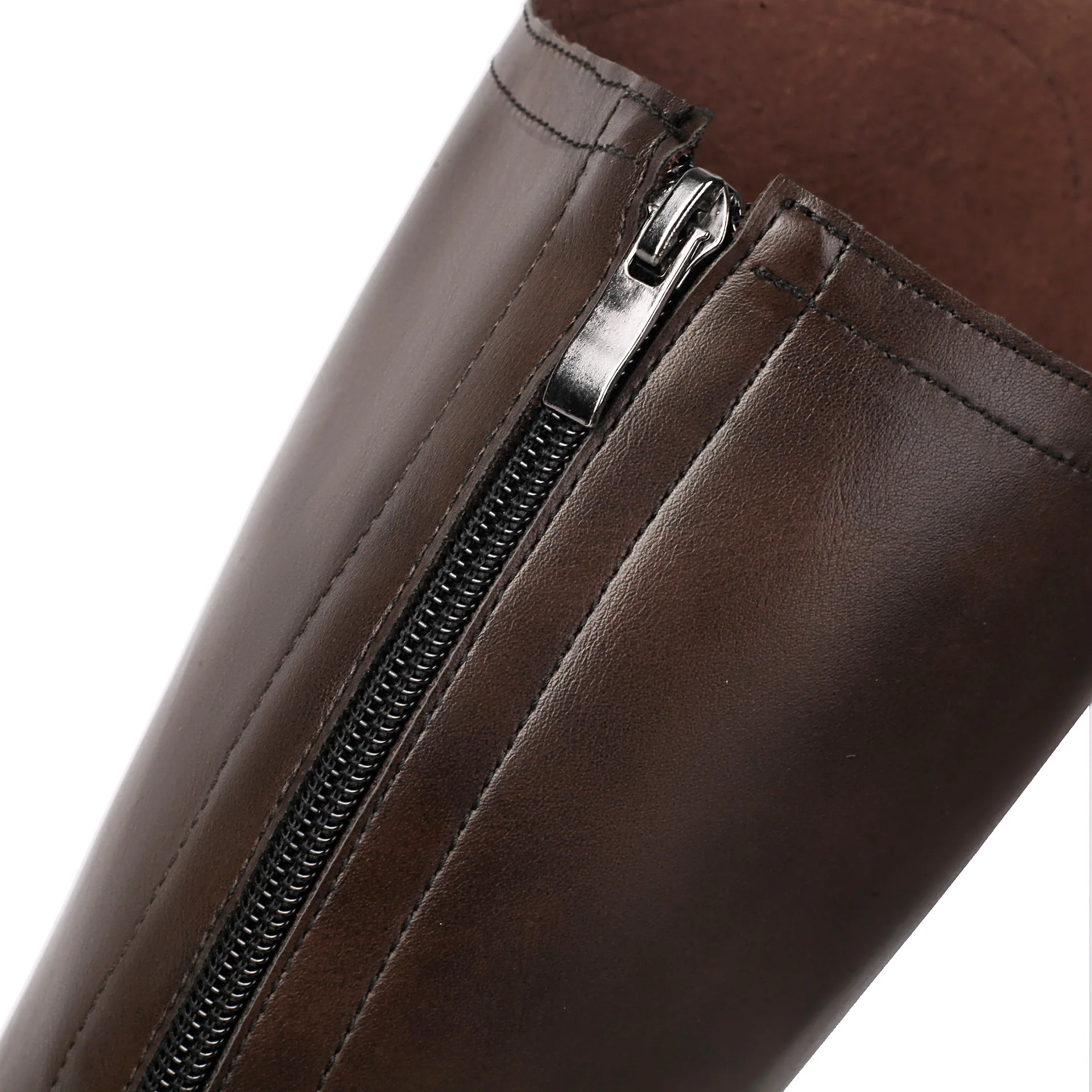 Vintage Renaissance Spitze Kniehohe Stiefel für Damen, Schwarz, mit Reißverschluss Hinten, Kniehohe Piratenstiefel, Elfen-Halloween PU-Leder Hohe Schuhe – Detail 9
