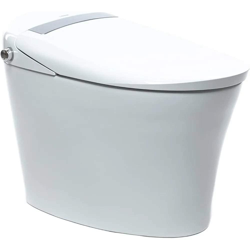 

Electronic Bidet Toilet,Tankless with Heated Seat,SyphonAssist Flush and Advanced Toe Touch Technology,Smart Toilet