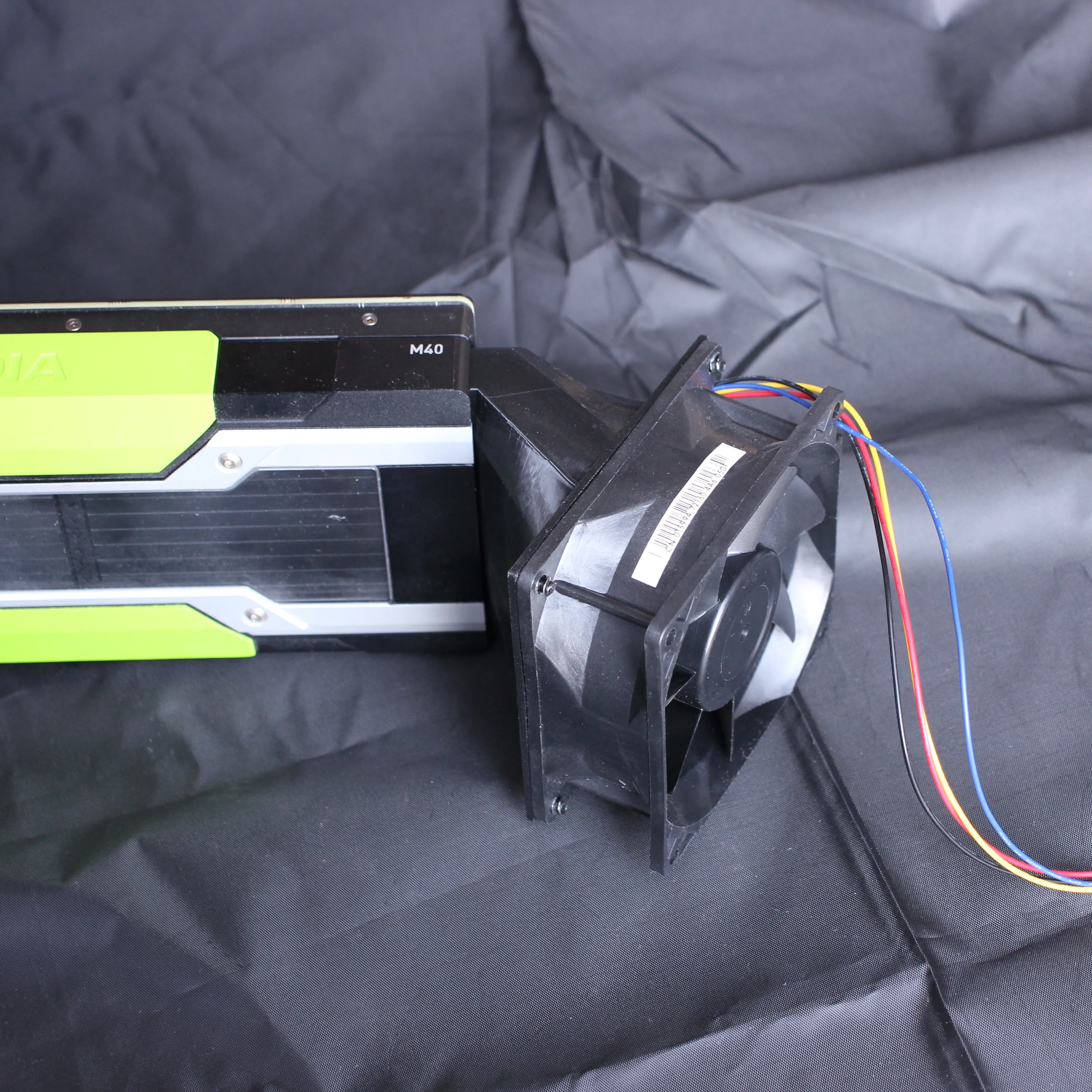 Graphics Card Cooling Modification 9CM Violent Fan Version for NVIDIA P40 M40 P100