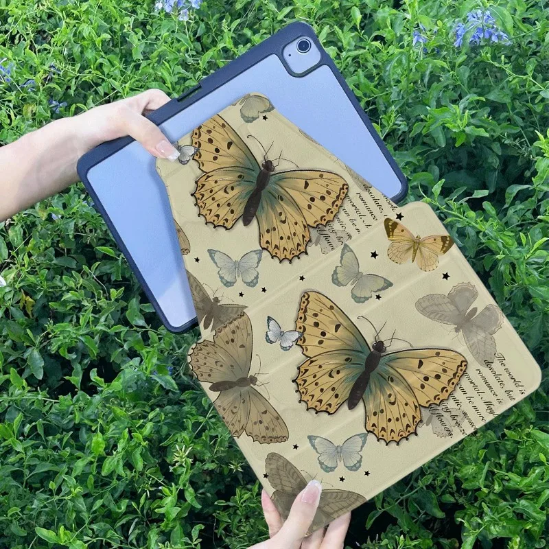 Butterfly Tablet Accessories for IPad 10.2 Case 7/8/9th Generation 10.9 10th Gen IPad Air 5 4 IPad Pro 11 2022 9.7 5th 6th Gen