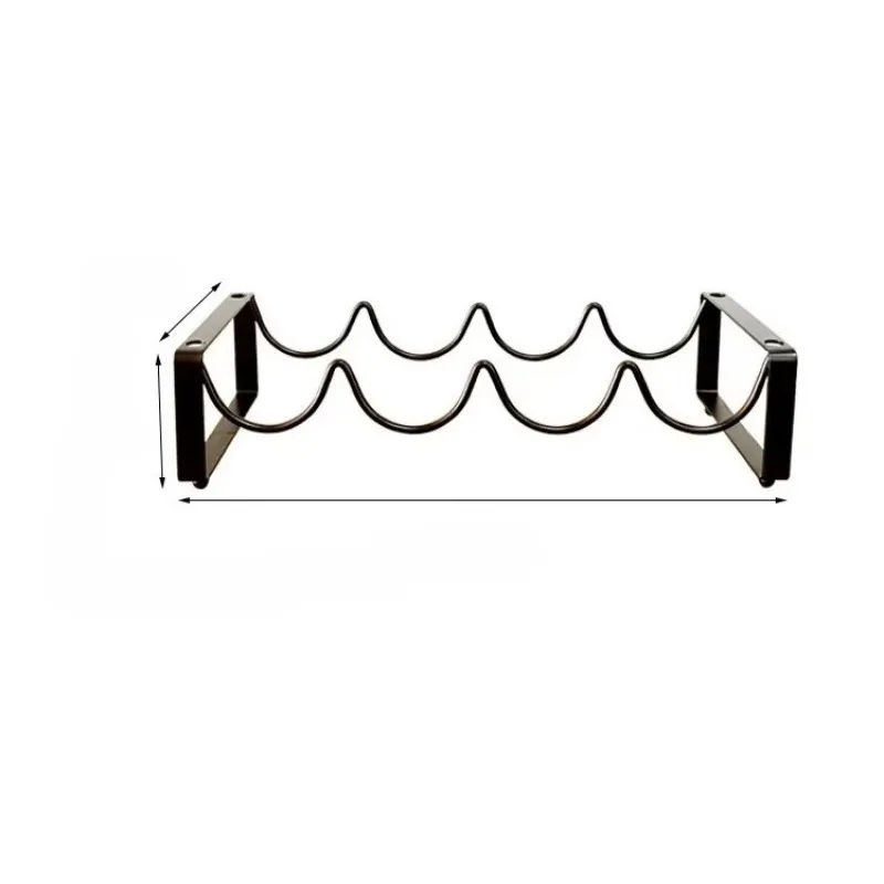 1PCS Iron Wine Bottle Holder Glass Drying Household Champagne Collecter Storage Wine Rack Bar Counter Tools