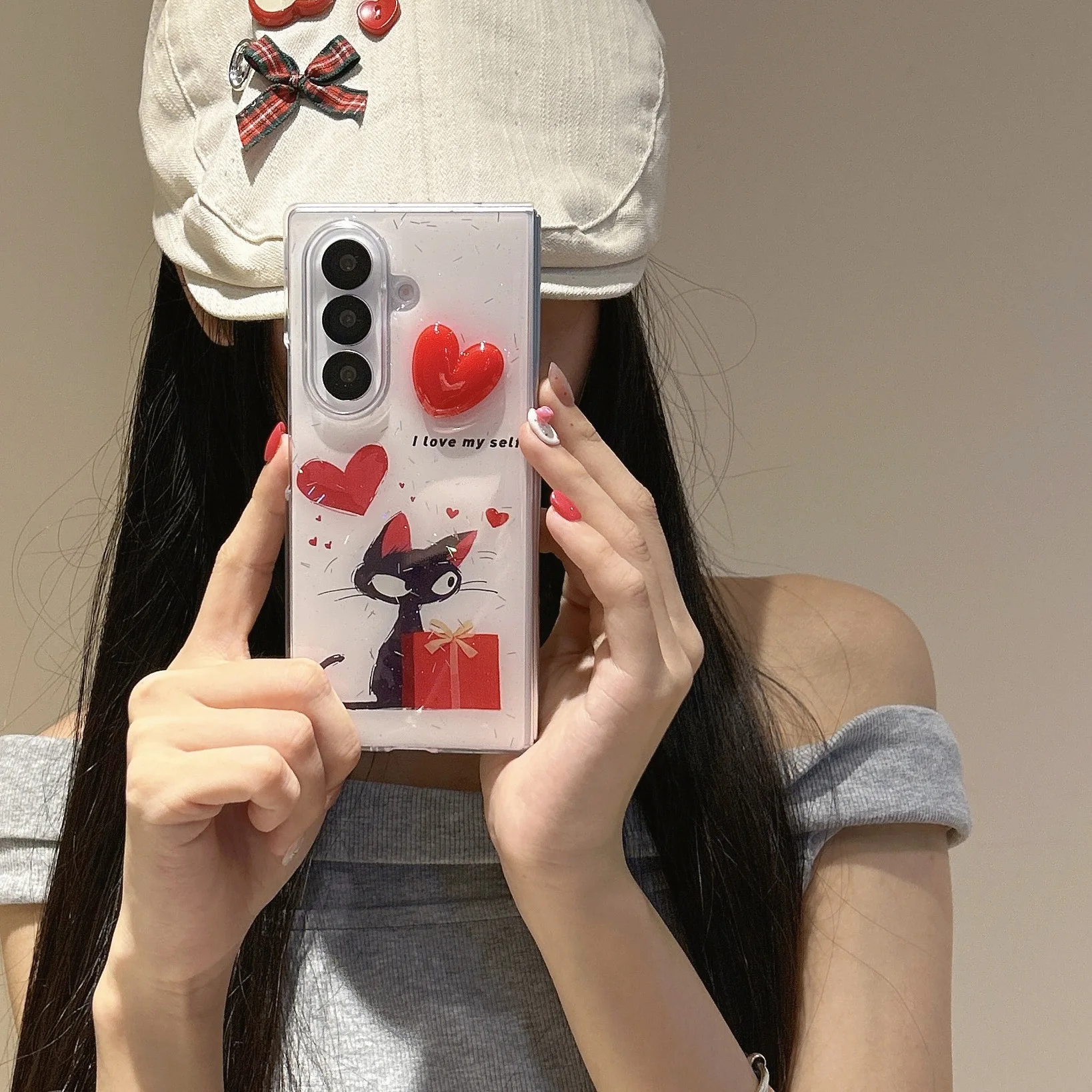 삼성 갤럭시 Z 플립 7 6 5 4용 810A33 폰 케이스, Z플립5 Z플립6 Z플립7 보호 백 커버 케이스 쉘